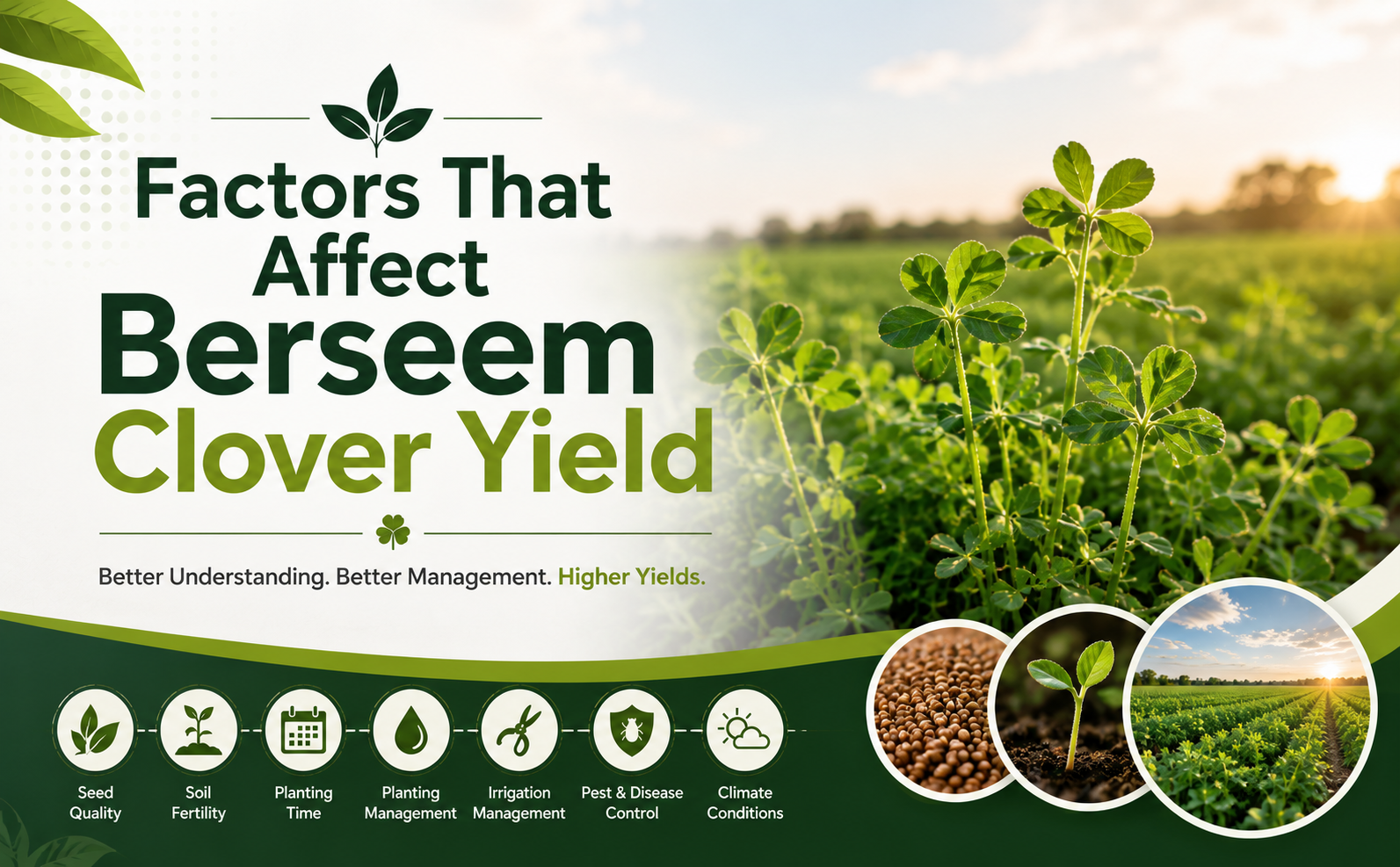 Factors That Affect Berseem Clover Yield